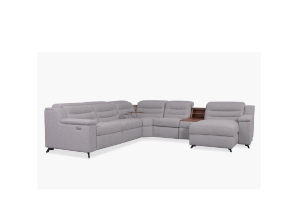 lotus right hand facing wide power reclining chaise