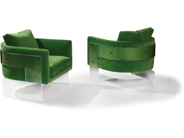Bond Acrylic Lounge Chair - Image 2