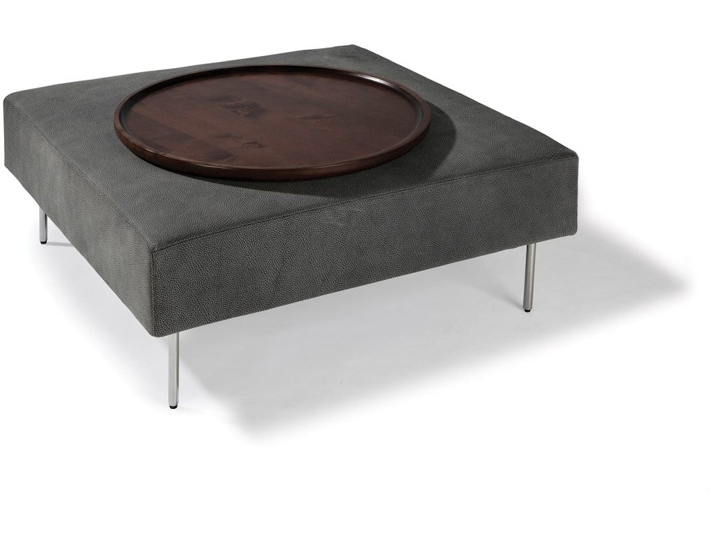 1431-009 Slice Square Ottoman - Image 1