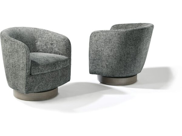 Roxy Wood Swivel-Tilt Tub Chair - Image 2