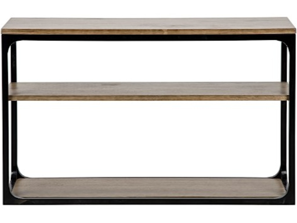 novie Small Novie Console with Black Steel - Image 1
