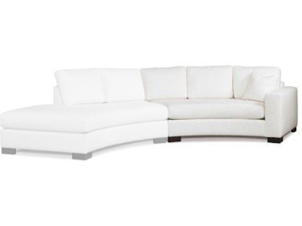 2666-ccl Kylie Curved Chaise Left - Image 1