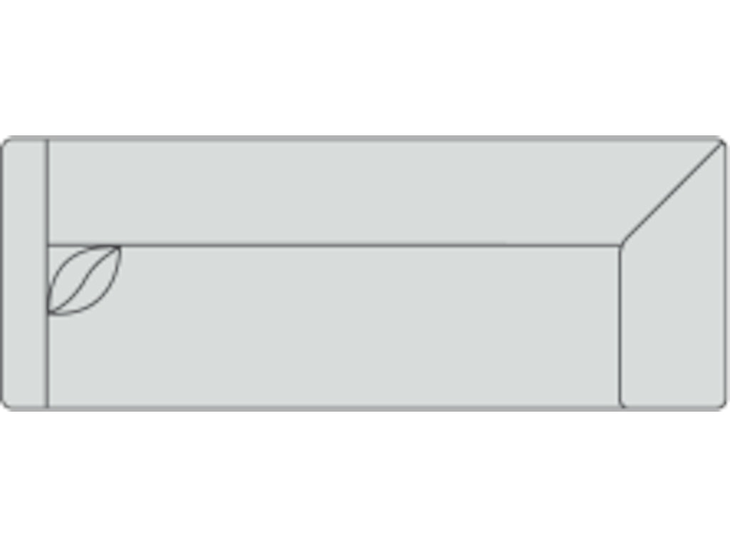 4125-dl-keaton-left-arm-davenport Keaton Left Arm Corner Sofa - Image 1