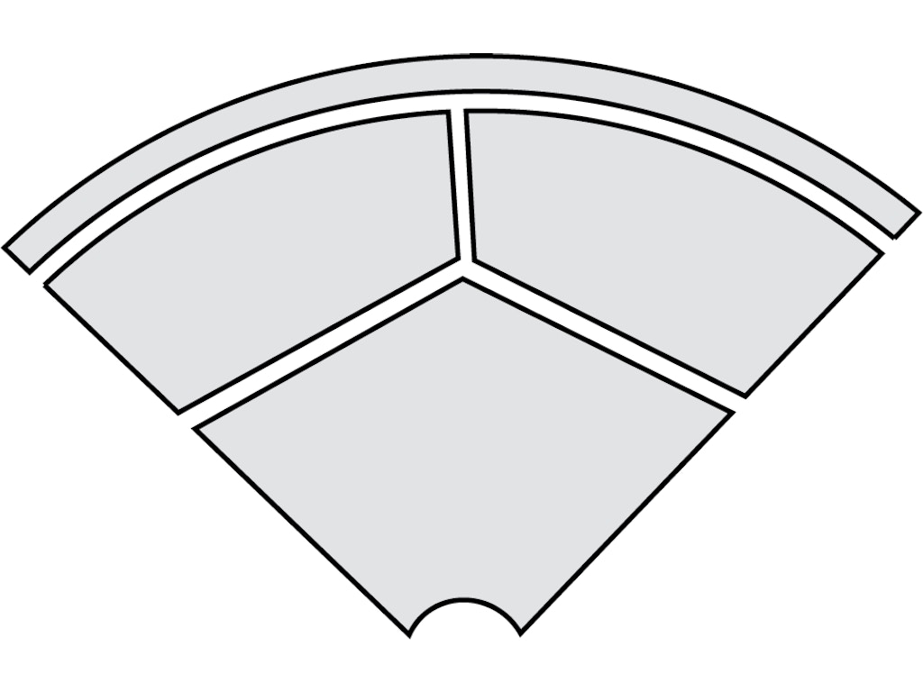 7cu-x Curved Corner 73.5" - Image 1