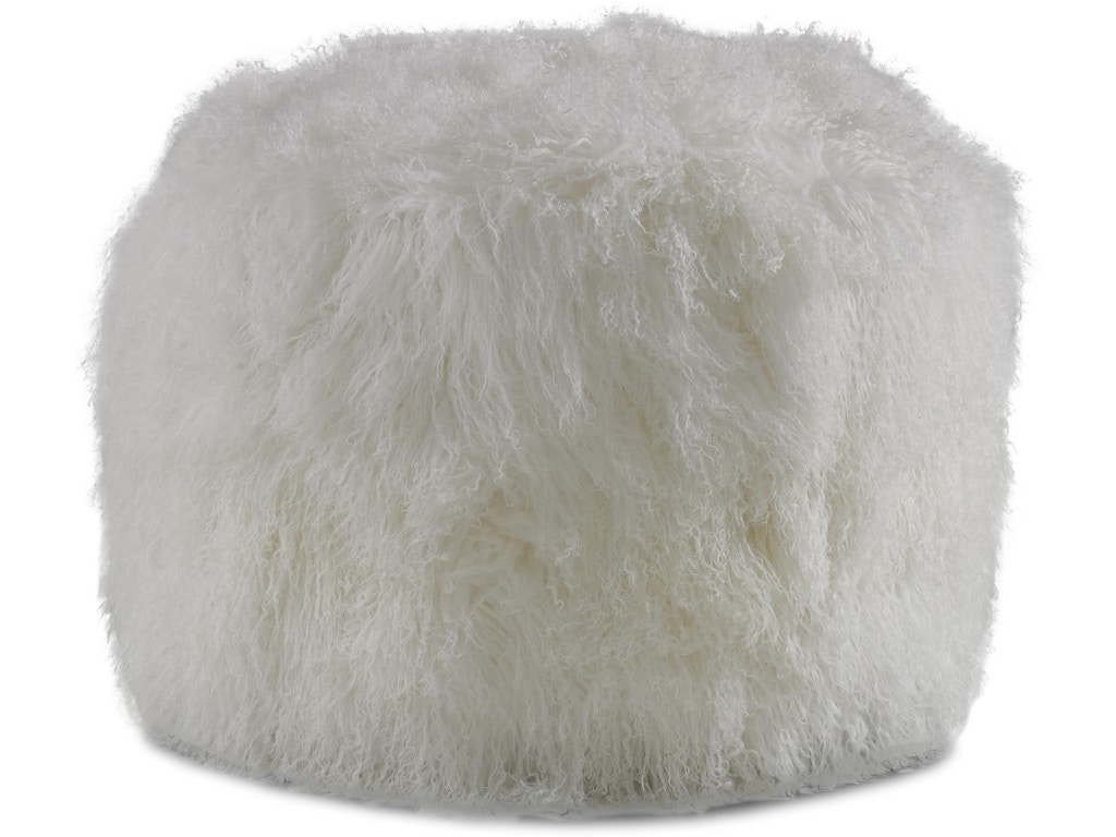 Simona Leather Ottoman