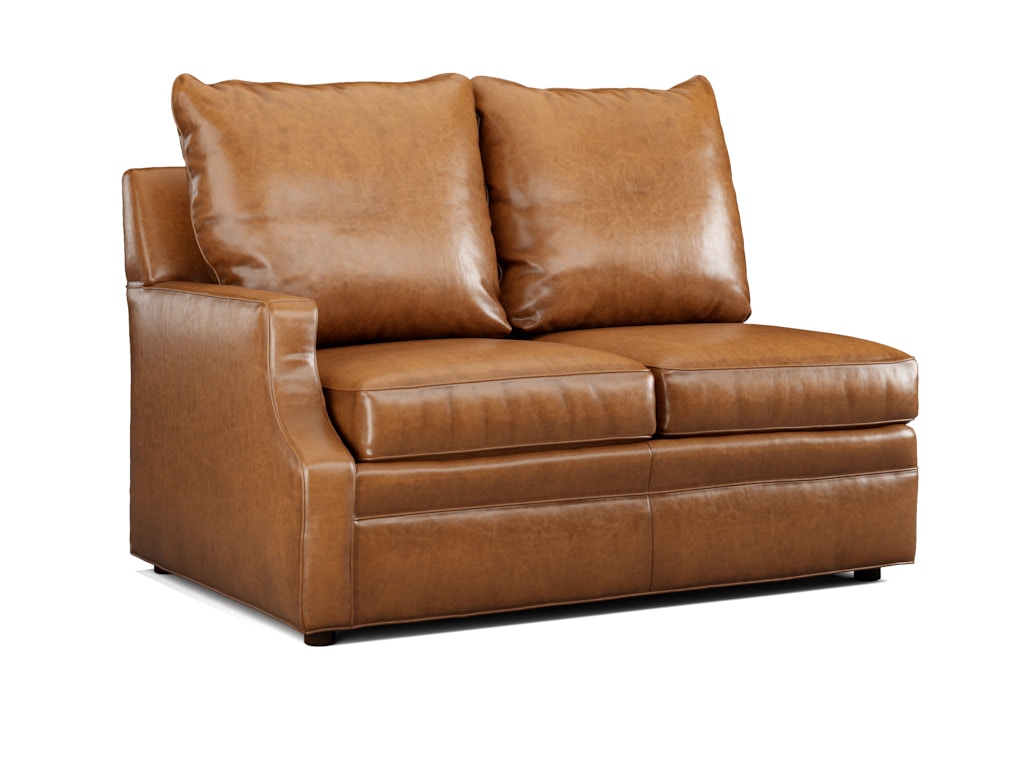 l7llcfcu_v02_sauvage_bark_front_white3-4 Left Arm Loveseat 55" - Image 1