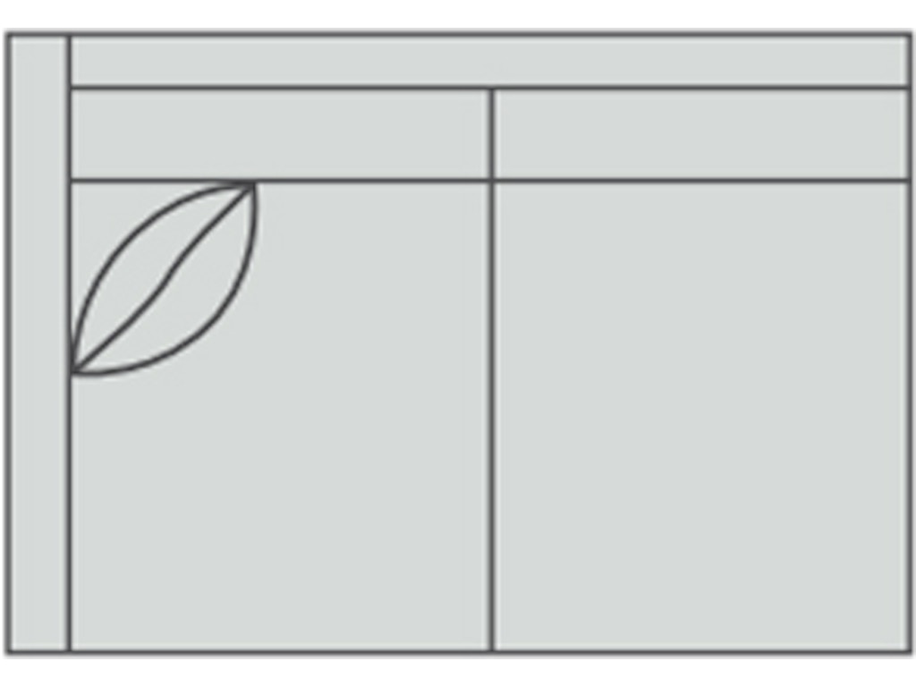 mi-ll Left Arm Loveseat 56" - Image 1