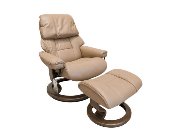 stressless® opal (large) classic base recliner with ottoman (copy)