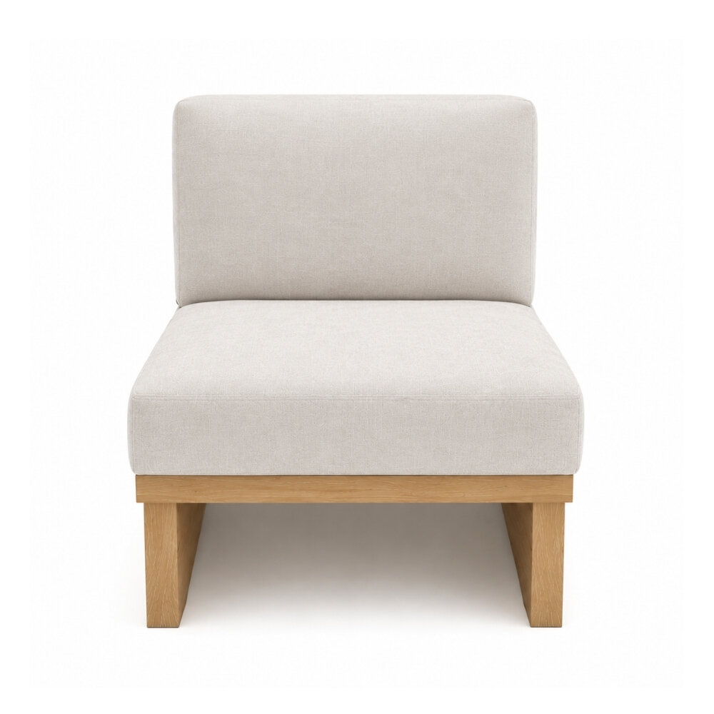 armless chair