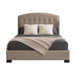 upholstered bed queen