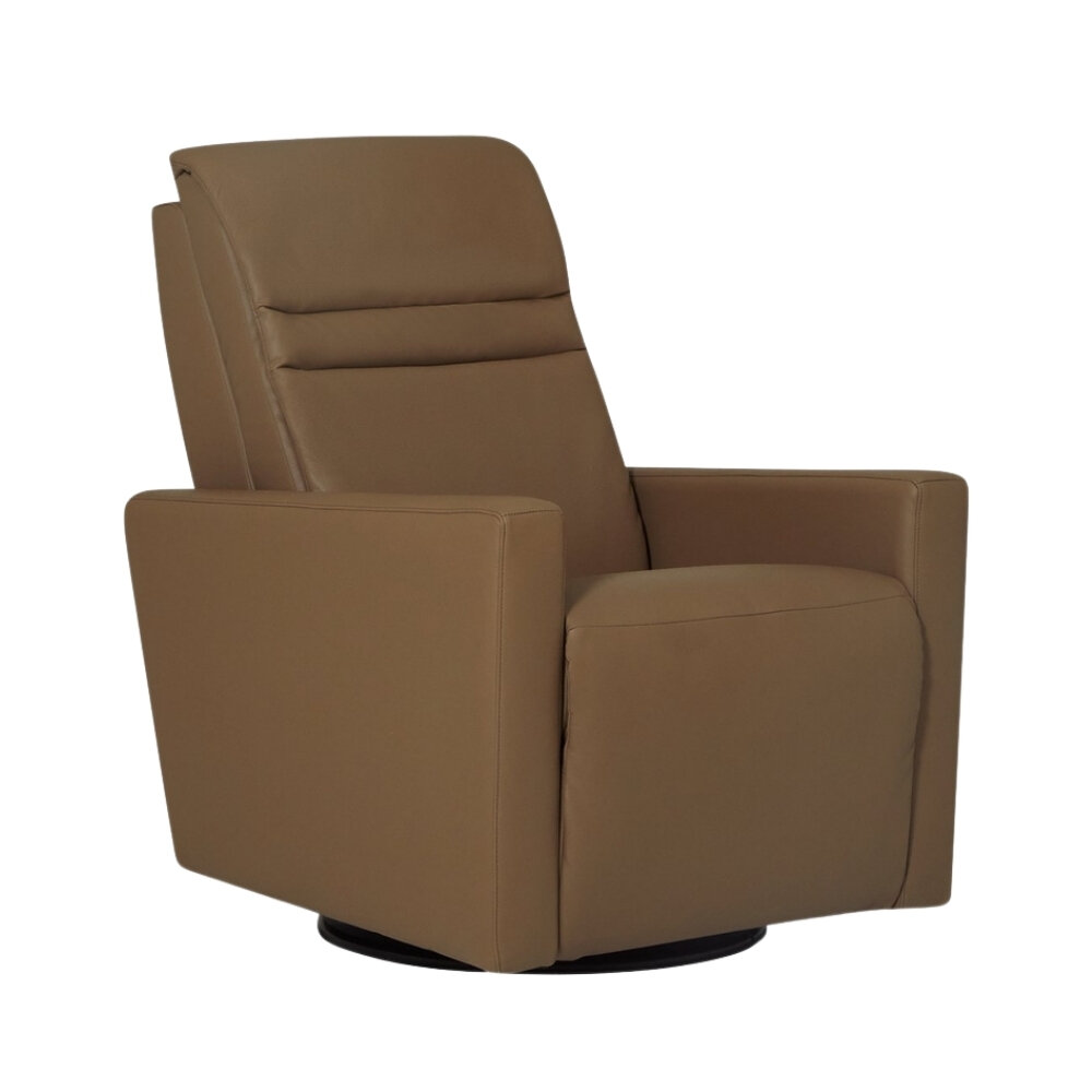 highland ii power swivel gliding recliner with power headrest and lumbar